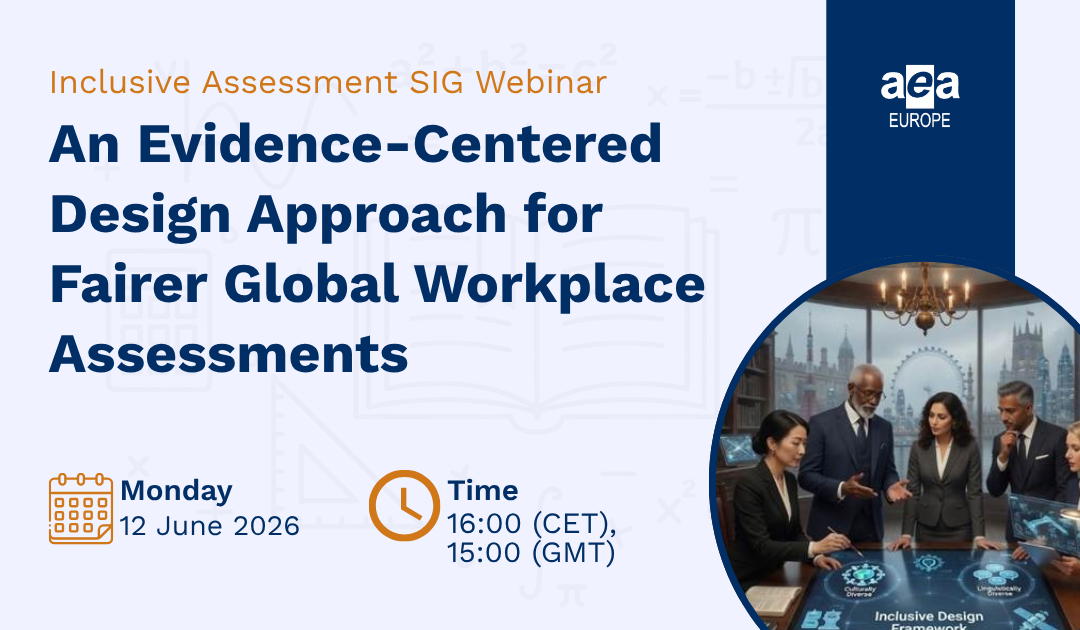 Inclusive Assessment SIG Webinar