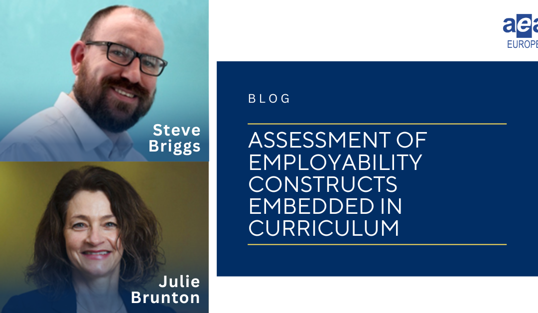 Assessment of employability constructs embedded in curriculum