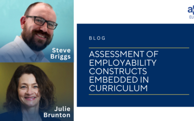 Assessment of employability constructs embedded in curriculum