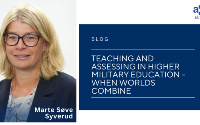 Teaching and assessing in higher military education – when worlds combine