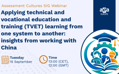 Assessment Cultures Special Interest Group Webinar