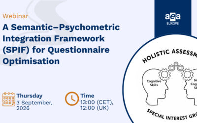 Holistic Assessment Special Interest Group Webinar